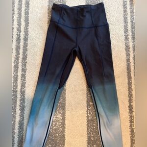 Sweaty Betty 7/8 length super soft XS blue tie dye leggings